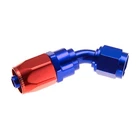 Redhorse Fitting 1045-06-1; Reusable Swivel Hose End Red/blue -06AN 45DEG New. Price: $17.38.
