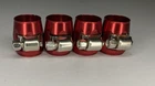 Lot Of 4 Red Hose Finishers End Covers Flare Fitting Line Clamps New. Price: $5.59.