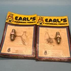 (2-PACK) Earls 591982ERL Long 3/16" Hardline Caliper 4AN M 3/8-24" Inv Flare New. Price: $20.99.