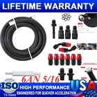 AN6 AN-6 Fitting Stainless Steel Braided Oil Fuel Line Swivel Hose End 25FT Kits New. Price: $80.99.