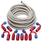 New Complete Assembled 6AN Stainless Braided Cpe Fuel Hose Oil Gas Line. Price: $62.76.