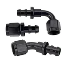 Black Socketless Push-on Hose End Fittings, AN8, STRAIGHT/45/90 New. Price: $36.99.