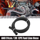 3FT AN8 Auto Braided Nylon Stainless Steel Cpe Oil Fuel Gas Line Hose Black New. Price: $15.99.