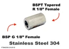 1/8" Female Bspt Tapered Stainless Sensor Adaptor Fitting New. Price: $16.90.