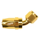 -16 An 45 Degree Female Aluminum Hose End Fitting Gold New. Price: $51.43.