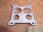 Mr Gasket 1936 Carburetor Adapter 4 Barrel Holley Afb Quadrajet Intake Used. Price: $16.00.