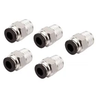 1/4" Od Tube X Npt Male Connector Pneumatic Air Push Fitting 5PCS New. Price: $10.99.