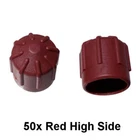 50X A/c Charge Port Service Cap Red High Side M10X1.0 R134A Fits MT0193 Ac New. Price: $18.49.