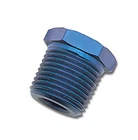 Edelbrock/russell 661570 Blue Anodized Aluminum 3/8" To 1/8" Female Pipe New. Price: $13.18.