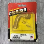 Moroso Fuel Line Fitting - 3/8IN Npt To 1/2IN Hose 90 Degree Solid Brass New. Price: $24.99.