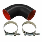 2.5" 90 Elbow Turbo/intercooler/intake Silicone Coupler Hose Bkrd 63MM+T-CLAMP New. Price: $15.99.