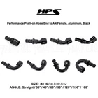 Hps Aluminum Push-on Hose End To Female Fitting Multi Sizes & Angles New. Price: $26.12.