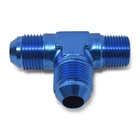 Russell Fitting 661120; Npt Tee Blue -06AN X 1/4" Male New. Price: $19.30.