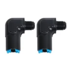 6AN To 3/8" & 5/16" Quick-disconnect Female 90 Efi Fuel Rail Fitting New. Price: $11.99.