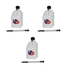 Vp Racing 3522-CA, 5.5-GALLON Square Motorsport Jug White (3 Pack) W/ 14" Del... New. Price: $103.21.