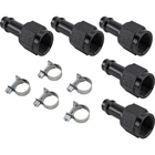 Earls Vapor Guard Straight Hose Ends And Clamps, 5 Pack, -6 New. Price: $64.99.