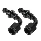 2PCS 8AN Push Lock 90 Degree Hose End Fitting/adaptor For AN8 Oil Fuel Water Air New. Price: $9.94.