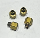 (4) 3200X8X6 Weatherhead Brass 1/2" Fpt 3/8" Mpt Adapter New. Price: $28.00.