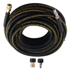 100FT 3/8" High Pressure Washer Hose 4200PSI Steel Wire Braided With Coupler New. Price: $87.16.