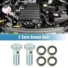 2 Set Universal Auto Banjo Bolt Brake Fitting Adapter M10 X 1.5 With Washer New. Price: $11.99.