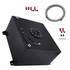 Racing Fuel Tank 15 Gallon Cap+level Sender+steel Kit Aluminum Gasoline New. Price: $139.29.