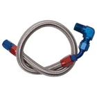 Edelbrock Pump-to-carburetor Filter Braided Stainless Steel Fuel Line Kit New. Price: $58.95.