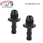 2PCS Aluminum AN6 6AN Male Flare To 3/8" Hose Barb Push Lock Adapter Fittings New. Price: $14.09.