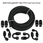 20FT 8AN Nylon E85 Ptfe Fuel Line Braided Hose W/ 10 Fittings Kit New. Price: $53.52.
