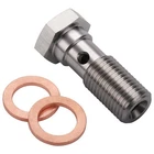 M12X1.25 Metric Stainless Steel Single Banjo Bolt Brake Fitting Adapter 31MM ... New. Price: $22.66.