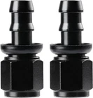 Ucreative 6AN Straight Push Lock Hose Fitting End Black 2PCS New. Price: $12.99.