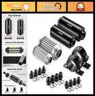 Universal Inline Fuel Filter Kit - 40 & 100 Micron, Dual Stainless Steel, 6AN/8A New. Price: $165.99.