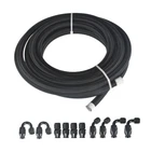 Lablt 6AN Nylon E85 Ptfe Fuel Line 20FT 10 Fittings Hose Kit Black New. Price: $43.07.