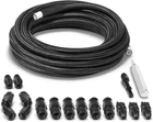 6AN 3/8" Ptfe Fuel Line Kit W/nylon Stainless Braided Hose 25FT For Ls E85 New. Price: $98.99.