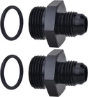 Lokocar Flare Orb 8AN To 6AN Male Fuel Rail Adapter Fitting Black 2PCS New. Price: $9.99.