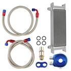 Engine Oil Cooler 13 Row AN10 Filter Adapter Nylon Lines Separator Sliver New. Price: $82.87.