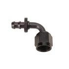 Fragola 209108-BL Push-on Hose End, -8AN To -6AN, 90 Deg, Black New. Price: $23.99.