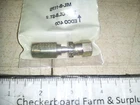 QTY-4 Nos Parker-hannifin Tube To Hose Straight Adapter 20621-4-4 3/16" Swivel New. Price: $28.00.