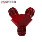 Emusa Red Aluminum Y Block Flare Fitting 10X 10AN Male Threaded Hose Adapter New. Price: $13.99.