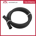 3FT AN8 Auto Braided Nylon Stainless Steel Cpe Oil Fuel Gas Line Hose Black New. Price: $16.99.
