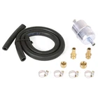 Edelbrock 8135; Fuel Line And Filter Kit 24 In. 3/8 Rubber W/fittings New. Price: $60.95.