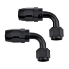 Evil Energy 8AN Hose End Fitting 90 Swivel 3/4-16 Black Aluminum New. Price: $33.99.