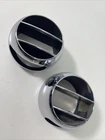 1963 64 Impala Belair Factory Dash Chrome Vents Nice 2B Used. Price: $149.95.