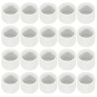 20 Pack 1" Pipe End Cap Fitting For Build Furniture Diy White New. Price: $13.19.