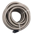 8AN Fuel Hose Nylon & Stainless Steel Braided Oil Gas Air Line Silver Universal New. Price: $25.99.