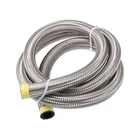 Autohaux AN12 Universal Car Braided Oil Fuel Gas Line 5FT, Silver Tone New. Price: $43.85.