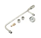 Mr Gasket 1559 Chrome Plated Lines W/fuel Pressure Gauge New. Price: $99.95.