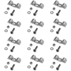 Qwork Stainless Steel Double Clamp, 12 Pack Fuel Lines 3/8", Pcs New. Price: $13.95.