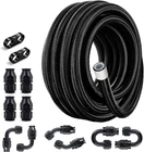 Evil Energy 6AN Ptfe Fuel Line KIT,E85 Nylon Braided Hose 20FT AN6 New. Price: $144.91.