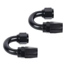 6AN Hose End Fitting 180 Degree Swivel Fits Cpe Braided Black Aluminum 2PCS New. Price: $15.99.