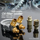 Fit For AN10 Oil Filter Cooler Sandwich Thread Plate Adapter + 80 Deg Thermostat New. Price: $30.95.